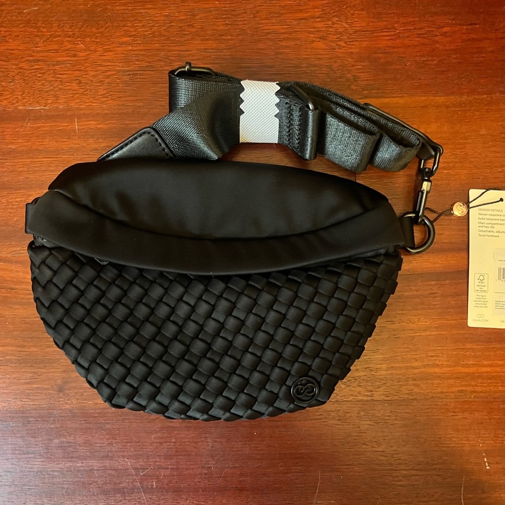 Calia Pure Black Neoprene Bag